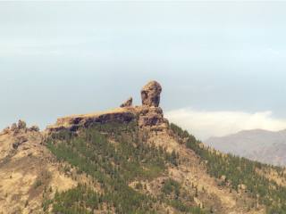 das Wahrzeichen der Insel - der "Roque Nublo"